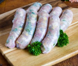 Preservative-free Free-range Chicken & Leek Sausages 500gm Pack